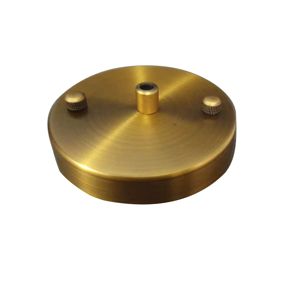 Front Fitting Single Point Yellow Brass Color Outlet Ceiling~1857