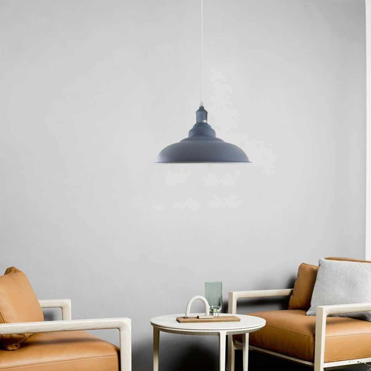 Grey colour Modern Industrial Retro Lamp Shade Pendant Light~1644