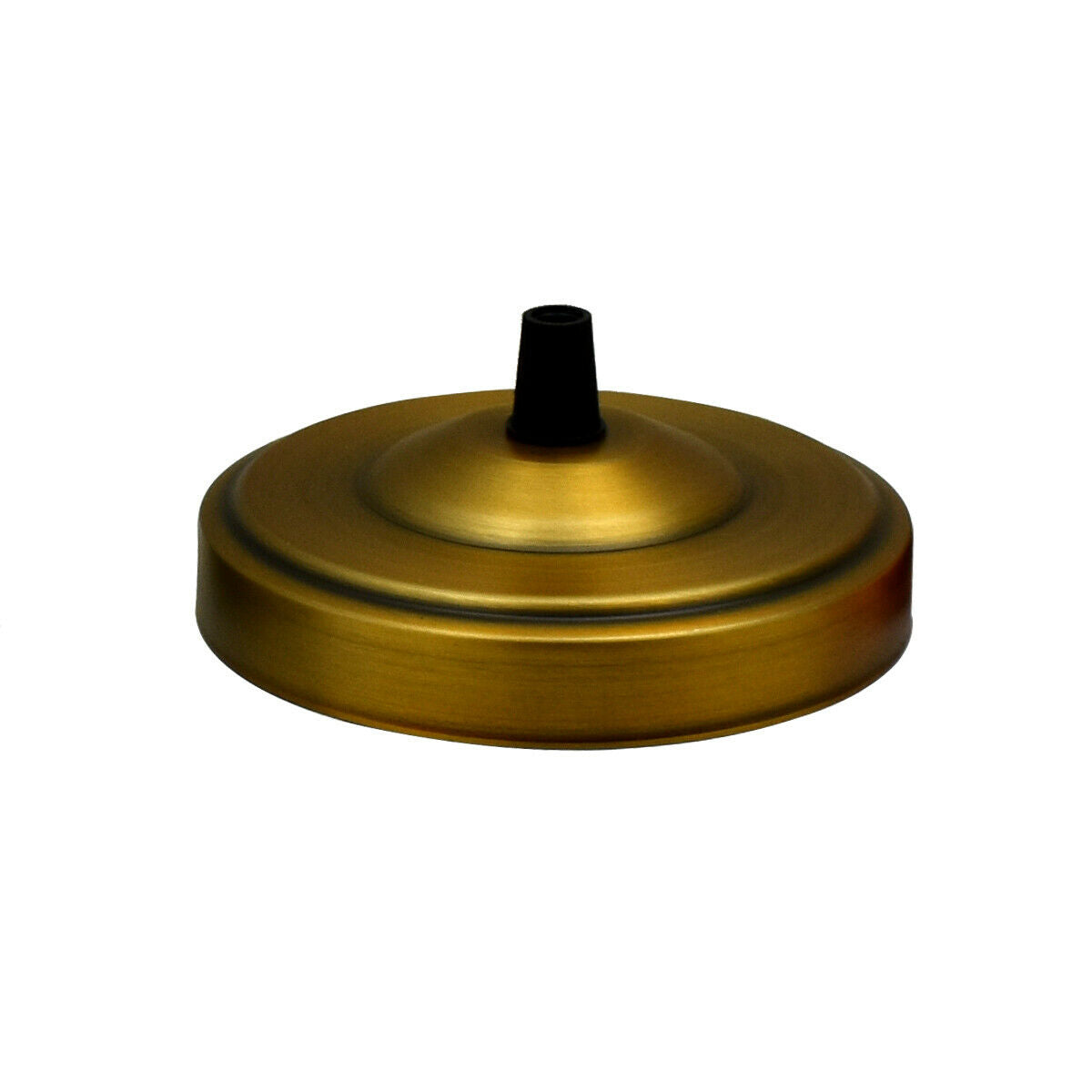 Yellow Brass Ceiling Rose 108mm Diameter Vintage Light Fitting~1466