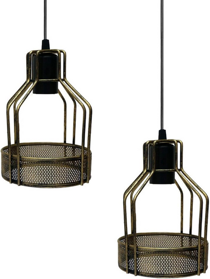 Lampshade Modern Ceiling Pendant Brass Chandelier Light~3176