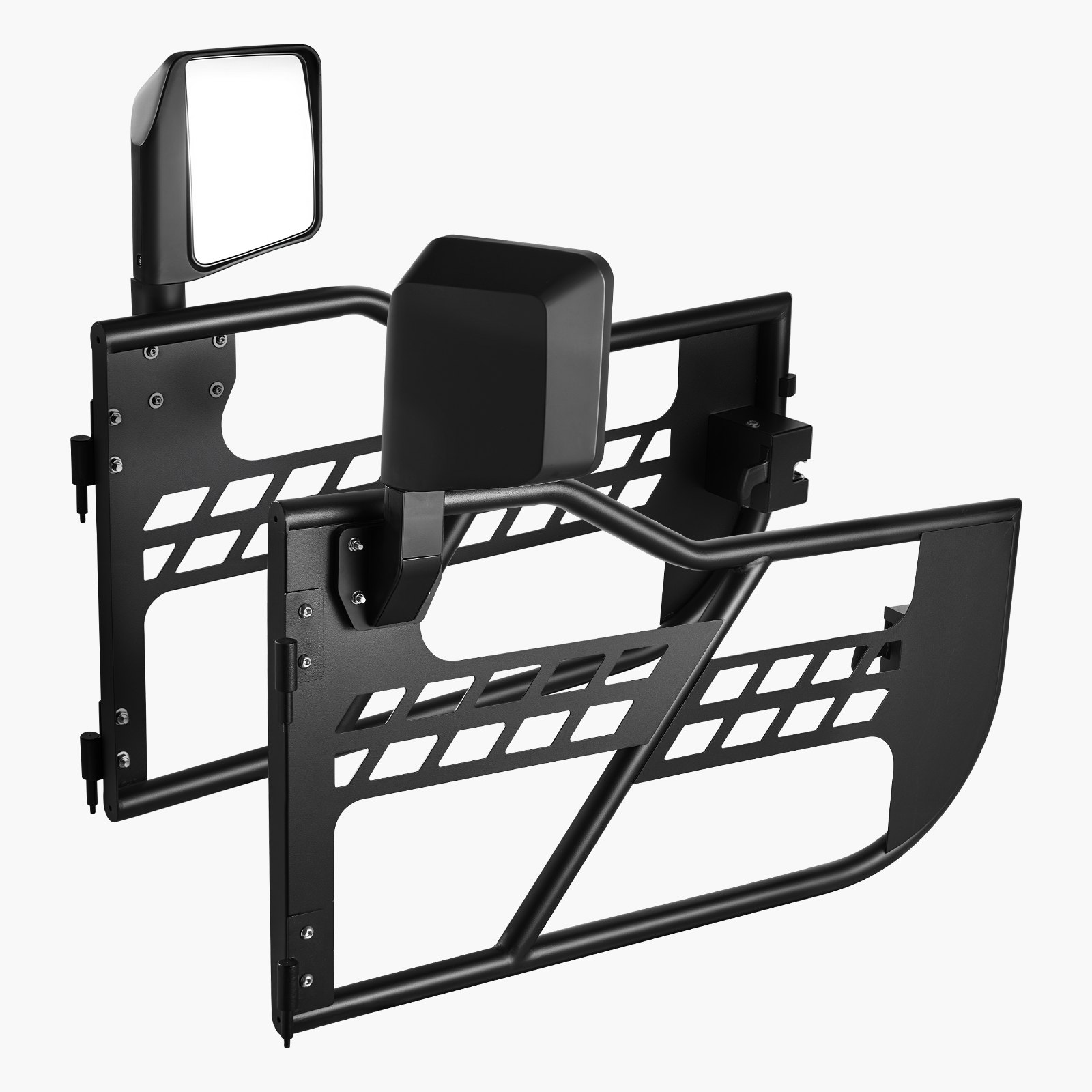 VEVOR Jeep Tube Doors, 2-Door, Hunting Style Jeep Tubular Door with Heavy-Duty Hinges & OE Latch, Jeep Doors with Rear View Mirrors, Fit for 2018-2024 Jeep Wrangler JL & 2020-2024 Jeep Gladiator JT