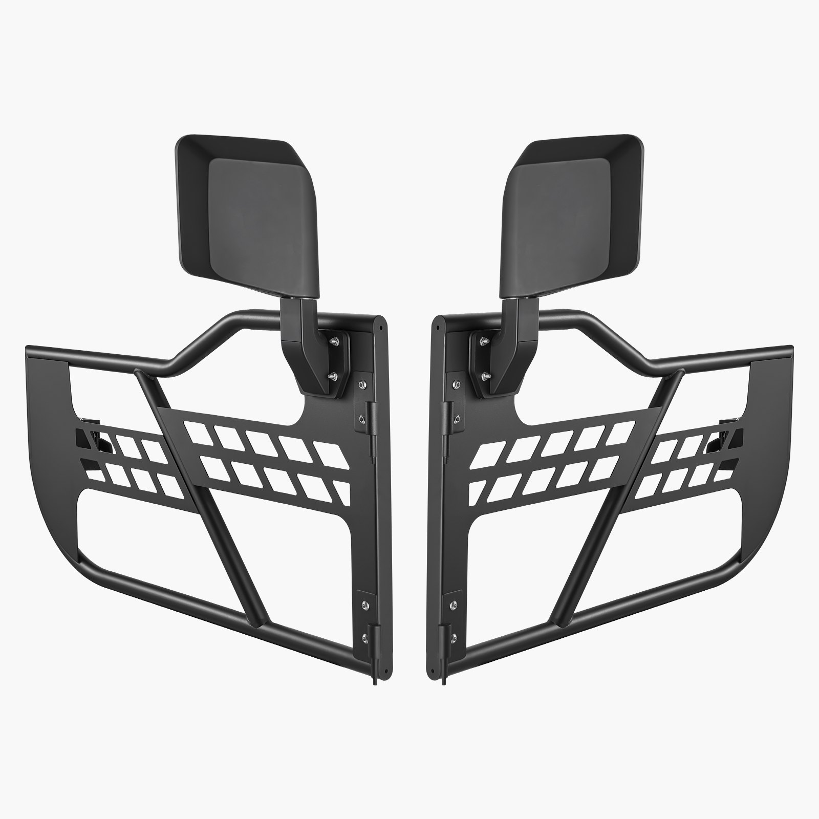 VEVOR Jeep Tube Doors, 2-Door, Hunting Style Jeep Tubular Door with Heavy-Duty Hinges & OE Latch, Jeep Doors with Rear View Mirrors, Fit for 2018-2024 Jeep Wrangler JL & 2020-2024 Jeep Gladiator JT