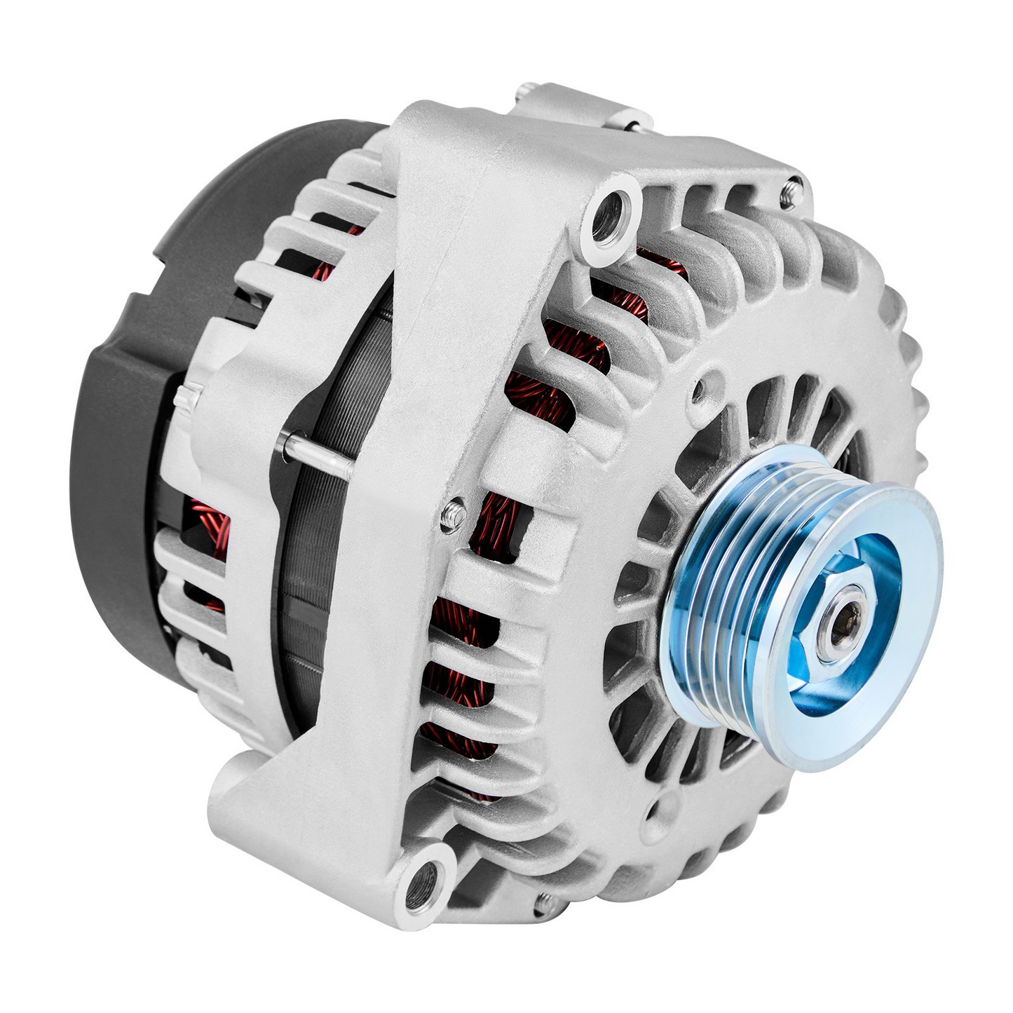 VEVOR Car Alternator 10464443, Fit for Chevrolet Silverado 1500 HD V8 6.0L 2001-2005, Saab 9-7x 2005-2006, Isuzu Ascender 2003-2006, GMC Yukon 2000-2002, Automotive Replacement Alternator 10464453