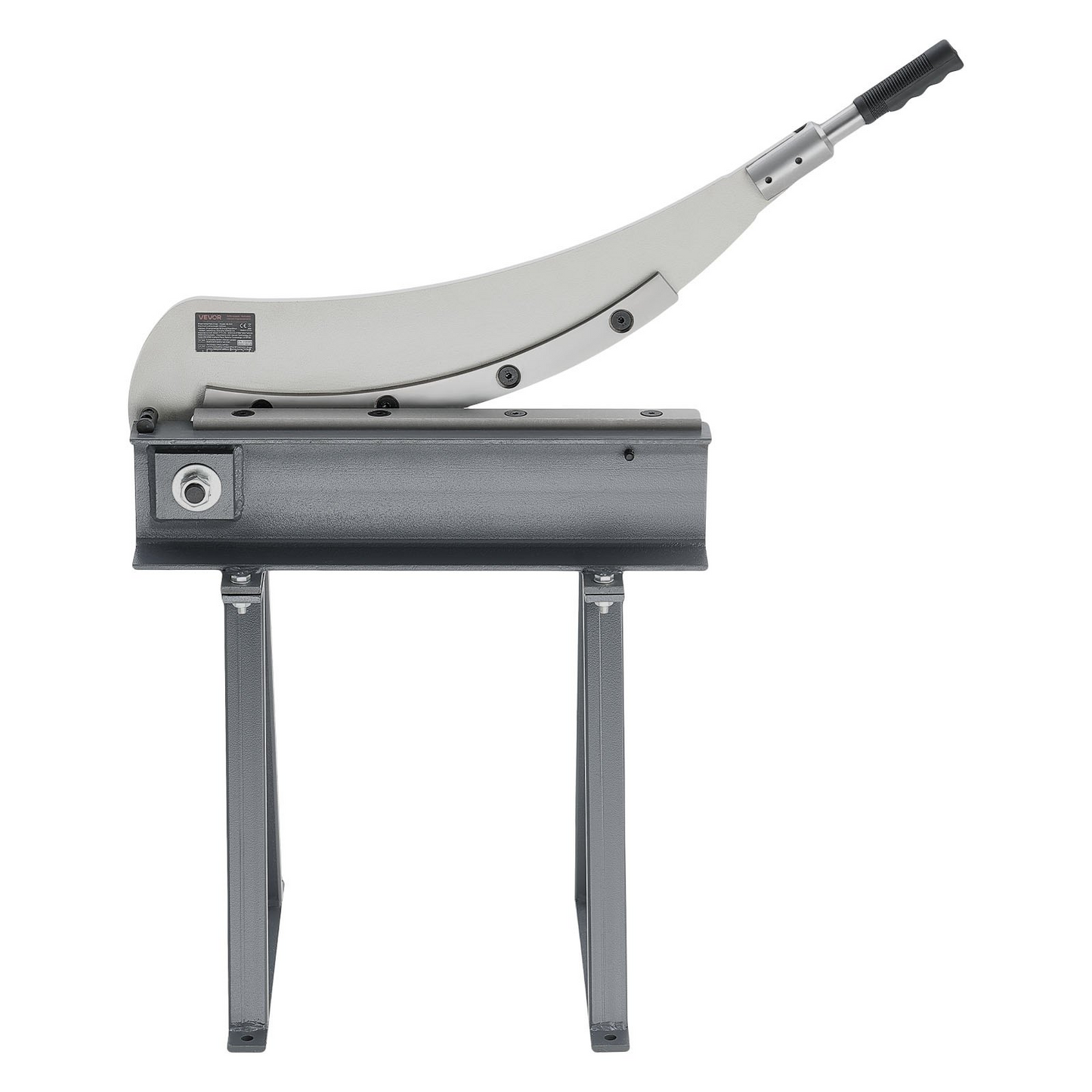 VEVOR Guillotine Shear, 500 mm Bed Width Benchtop Cutter, Manual Hand Plate Shear for Metal Sheet Processing, with Q235 Material, High Precision, Stand, for PCB, Aluminum, Steel, Copper, Plastic