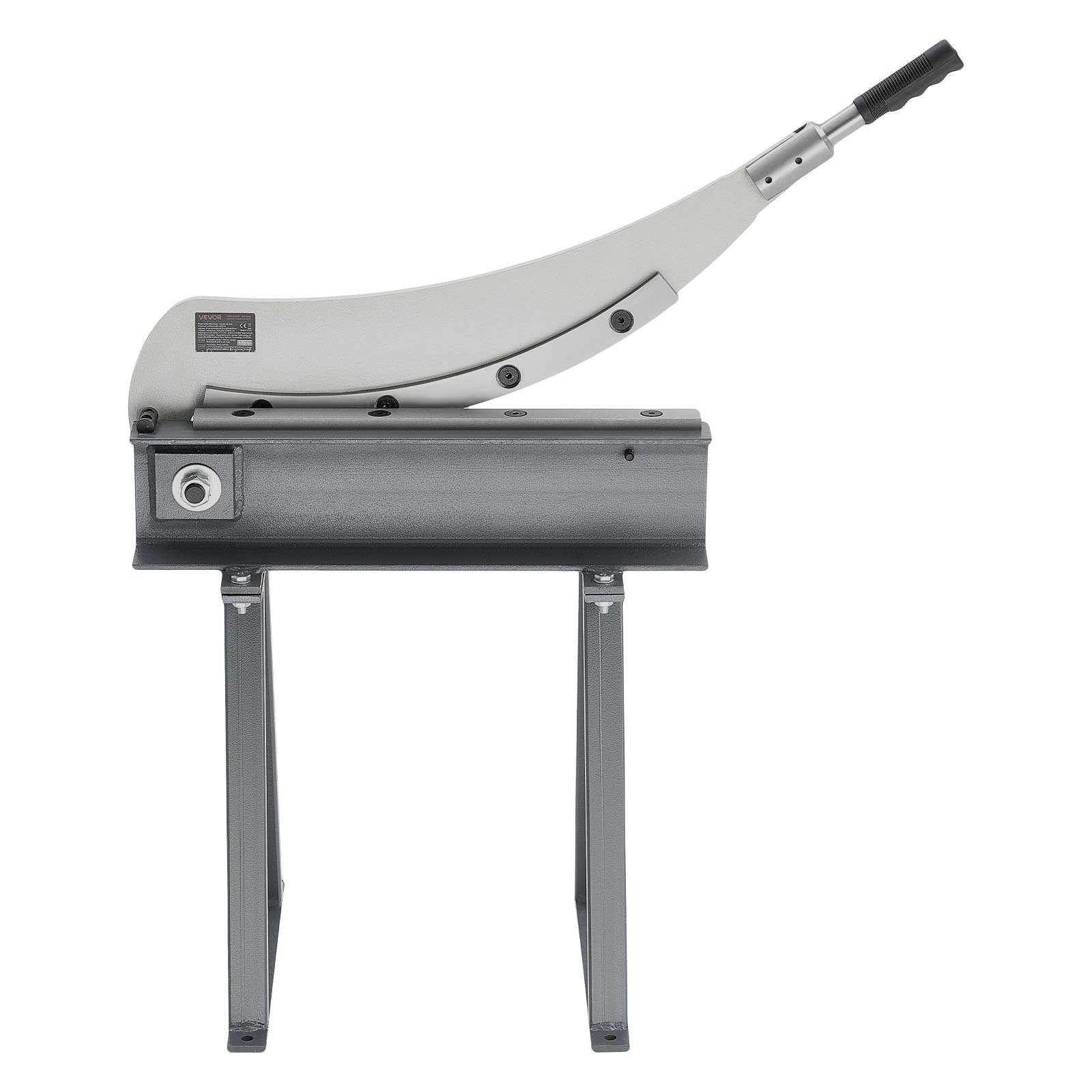 VEVOR Guillotine Shear, 500 mm Bed Width Benchtop Cutter, Manual Hand Plate Shear for Metal Sheet Processing, with Q235 Material, High Precision, Stand, for PCB, Aluminum, Steel, Copper, Plastic