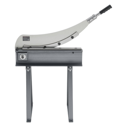 VEVOR Guillotine Shear, 500 mm Bed Width Benchtop Cutter, Manual Hand Plate Shear for Metal Sheet Processing, with Q235 Material, High Precision, Stand, for PCB, Aluminum, Steel, Copper, Plastic