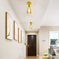 Yellow Flush Ceiling Light Fitting Light Holder ~1685