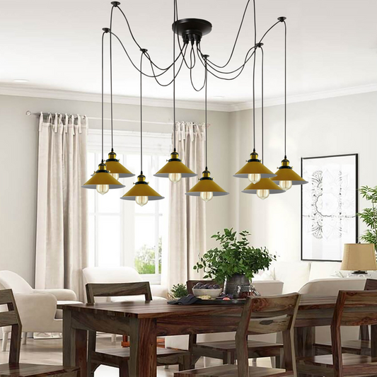 Modern large spider Braided Pendant lamp Octopus Chandelier~3437