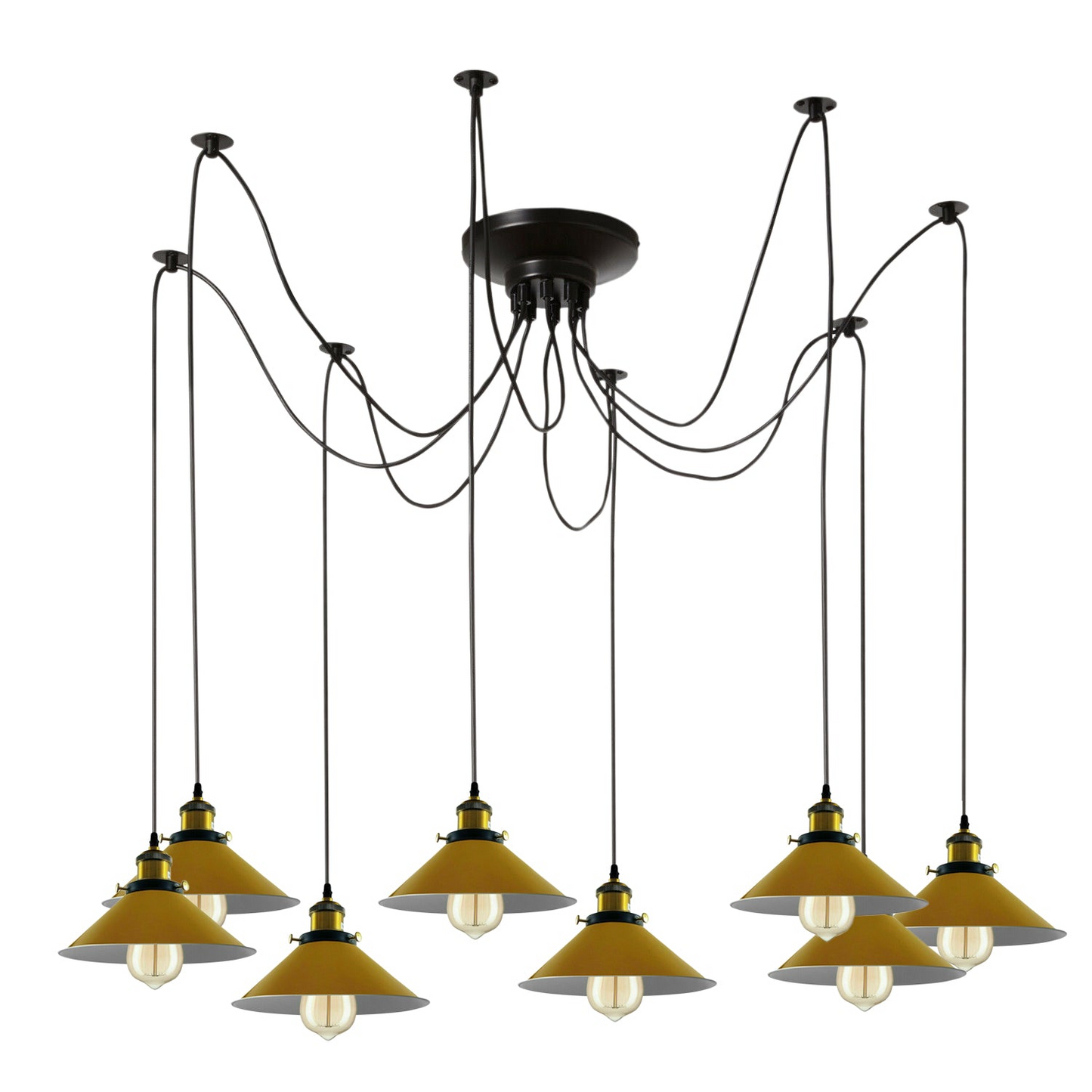 Modern large spider Braided Pendant lamp Octopus Chandelier~3437