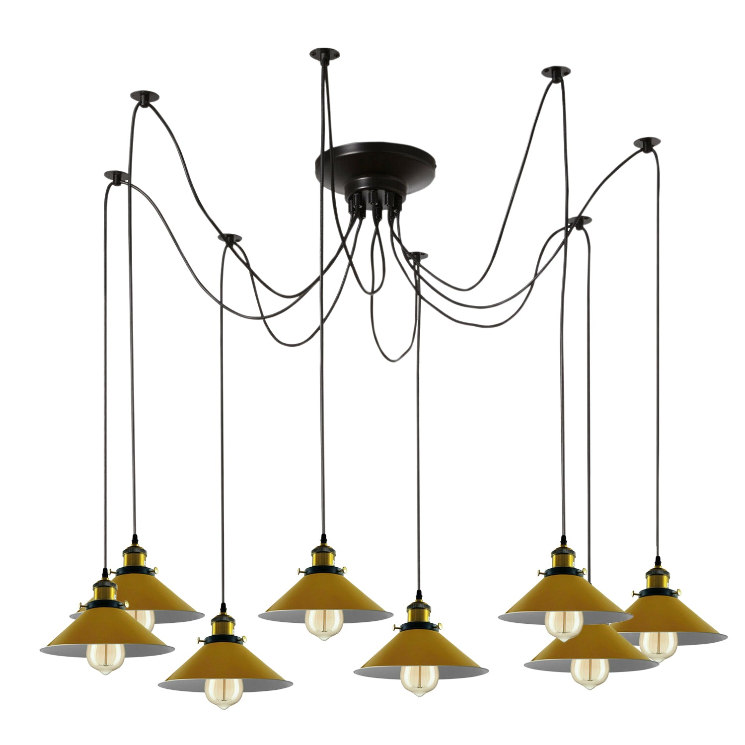 Modern large spider Braided Pendant lamp Octopus Chandelier~3437