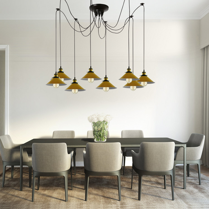 Modern large spider Braided Pendant lamp Octopus Chandelier~3437