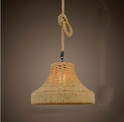 Industrial Hemp Metal Ceiling Lamp Edison E27 Loft Retro Style~2713