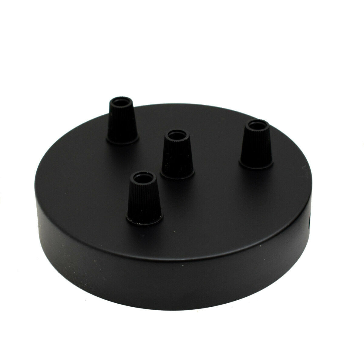 LEDSone industrial Vintage 4 Outlet Black Metal Ceiling Rose 120x25mm~2780