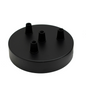 LEDSone industrial Vintage 4 Outlet Black Metal Ceiling Rose 120x25mm~2780
