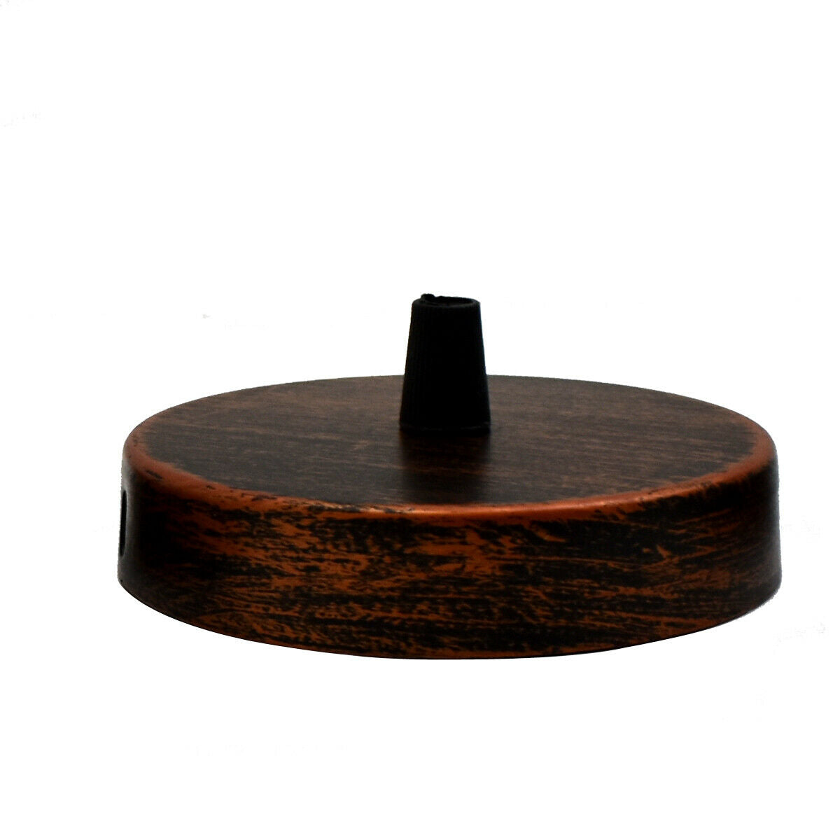 Rustic Red Single Point Drop Outlet Ceiling Rose~2829