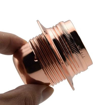 Rose Gold Ceiling Lamp Holder -E27 for Energy bulbs~2306
