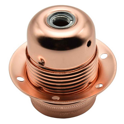 Rose Gold Ceiling Lamp Holder -E27 for Energy bulbs~2306