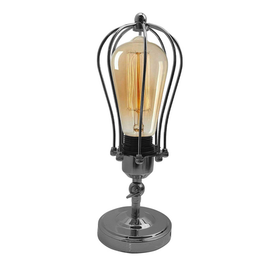 Modern Industrial Chrome Flex Arm Retro Light Cage Ceiling Fixtures E27~1594