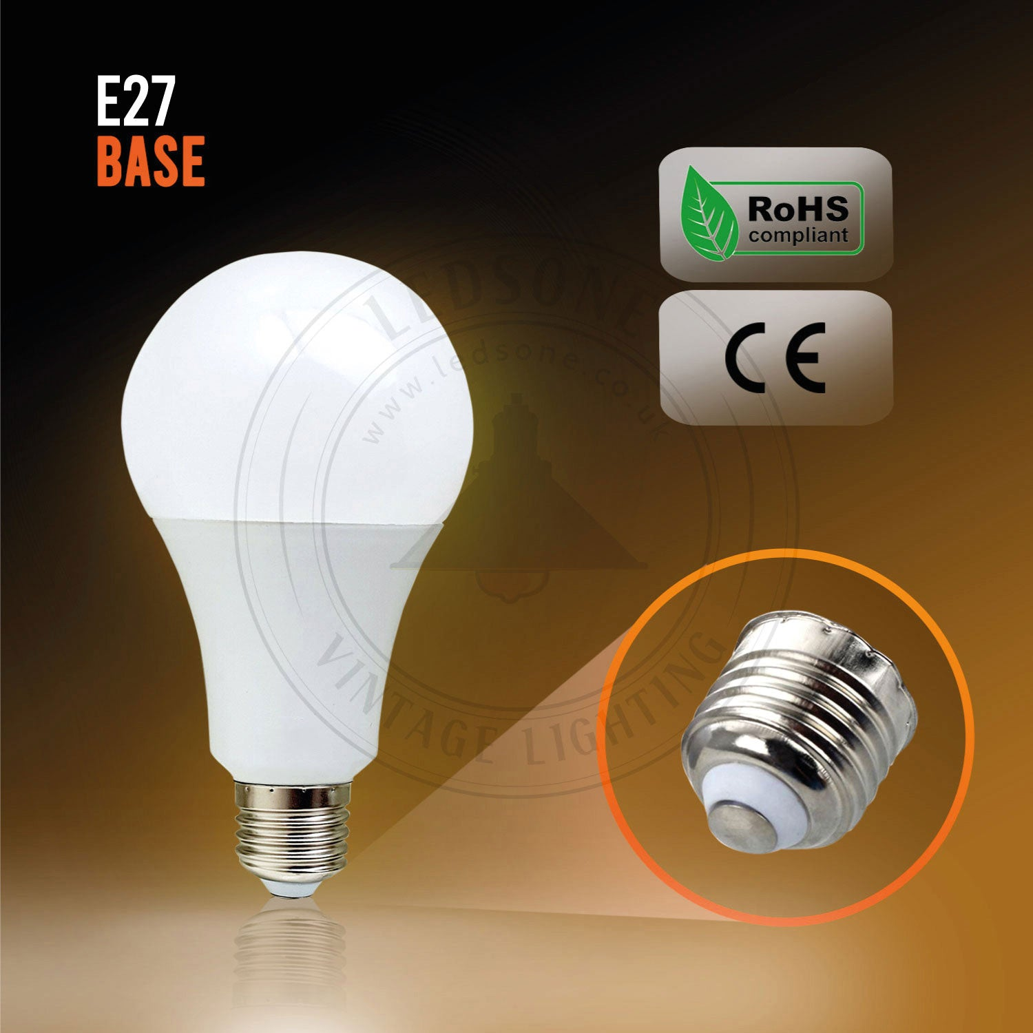 12W E27 Light Bulb Energy Saving Lamp Warm White Globe~1375