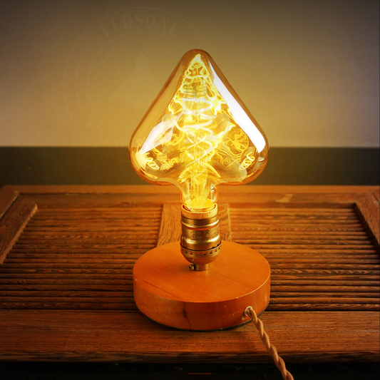 E27 Heart-Shaped 4W LED Filament Bulb ~1044