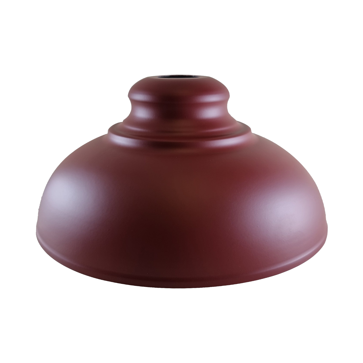 Burgundy Industrial Metal Easy Fit Curvy Shape Lamp Shade For Living Room Kitchen Dining Table Bedroom~1142