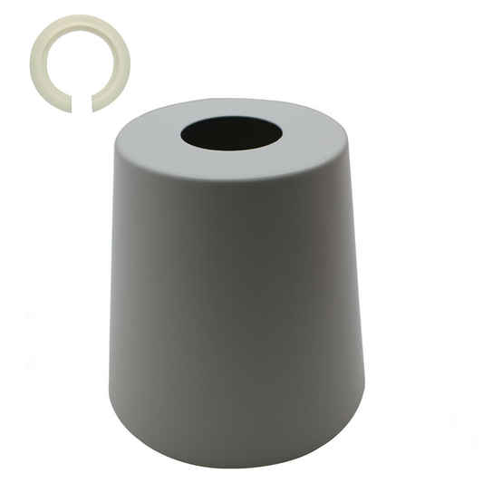 Modern Ash Colour Metal Easy Fit Lampshade~2244