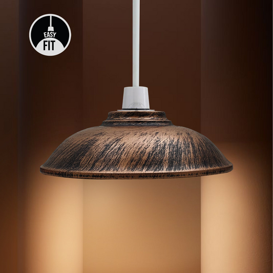 Pendant Light Shade Rustic Copper Easy to Fit ~1897