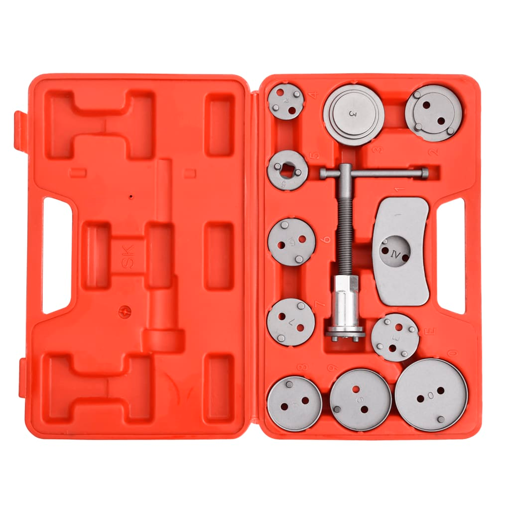 vidaXL 13 Pieces Disc Brake Caliper Wind Back Tool Kit