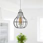 Vase Shape Black Rustic Cage Lampshades Industrial Vintage Style ~2850