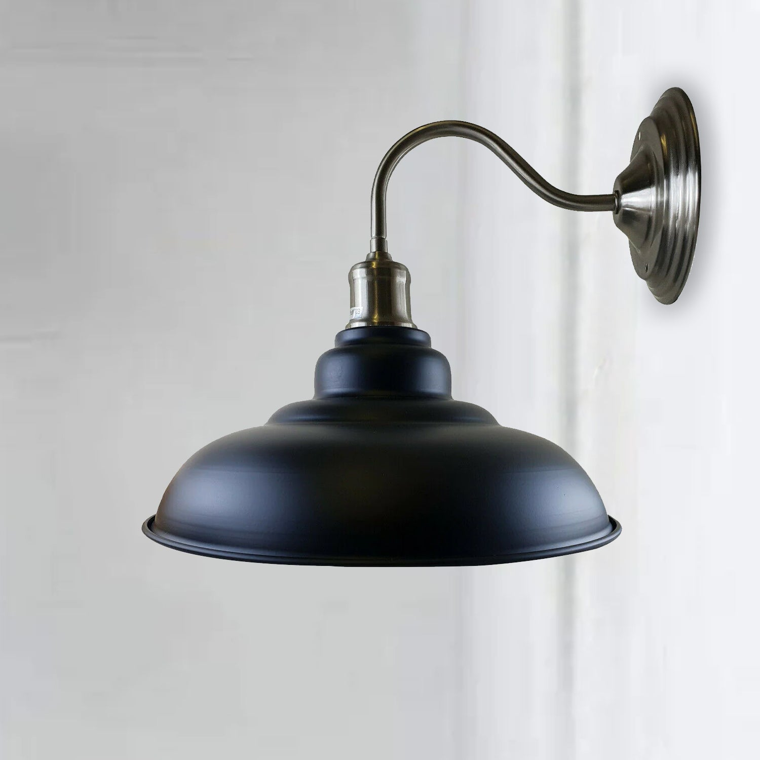 Vintage Black Metal Wall Light  Living Room Retro Industrial Lighting ~1665