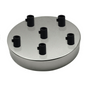 LEDSone industrial Vintage 6 Outlet Chrome Metal Ceiling Rose 120x25mm~2787