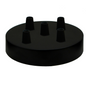 LEDSone industrial vintage 5 Outlet Black Metal Ceiling Rose 120x25mm~2779