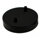 LEDSone industrial Vintage 2 Outlet Black Metal Ceiling Rose 120x25mm~2782