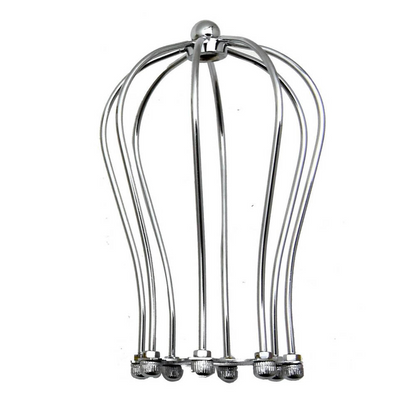 Chrome Lampshade Metal Balloon Cage Wall Easy Fit Hanging light~2846