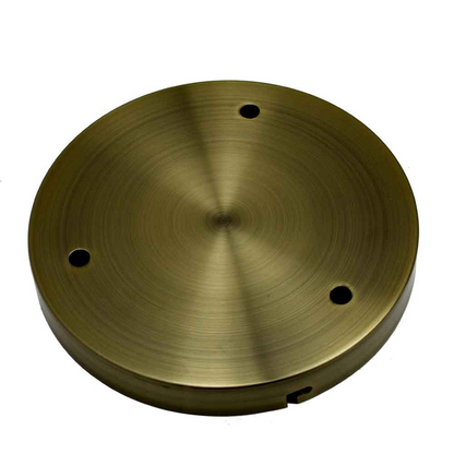Multi outlet ceiling rose, 3-way outlet Green Brass~2926