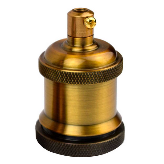 Yellow Brass E27 Metal Lamp, Bulb Holder Metal~2932