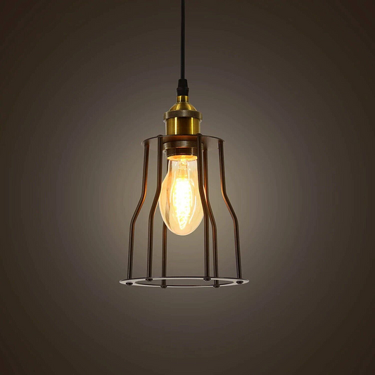 3 Pack Vintage Industrial Modern Retro Loft Cage Ceiling Lamp Cage Pendant Lights~3561