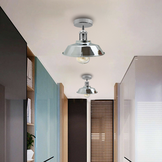 Premium Silver Large ceiling Lamp Shades ~1924