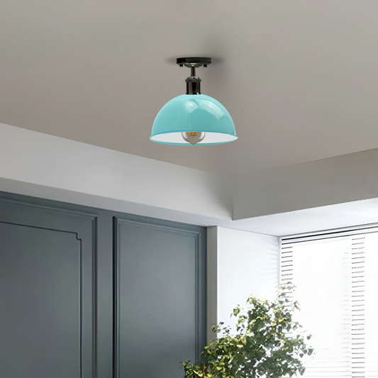 Affordable Light Blue Ceiling Light Shade~1636