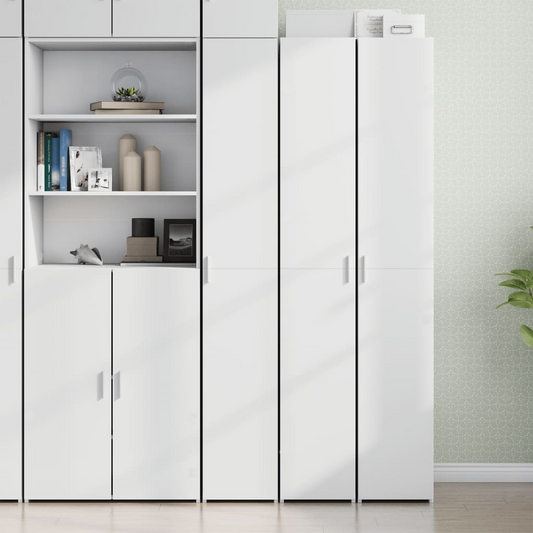 vidaXL Highboard White 30x42.5x185 cm Engineered Wood