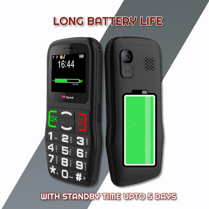 TTfone TT220 Big Button Mobile with USB Cable, Vodafone Pay As You Go