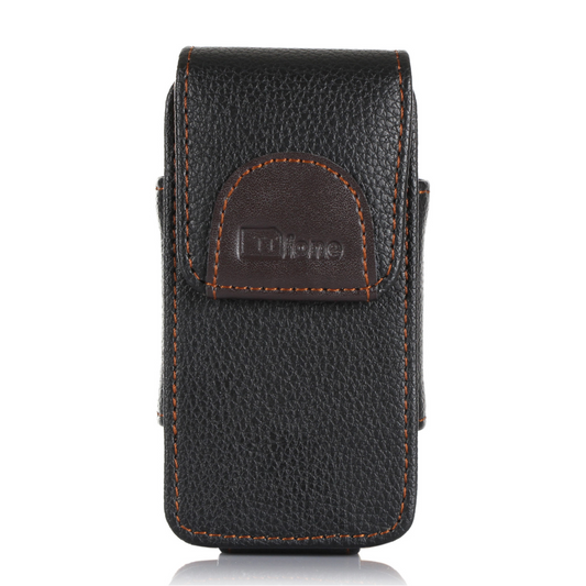 TTfone Original Brown Faux Leather Holster Case (TTCL1) for TT100, TT200, TT300, TT750, TT850 Big Button Mobile