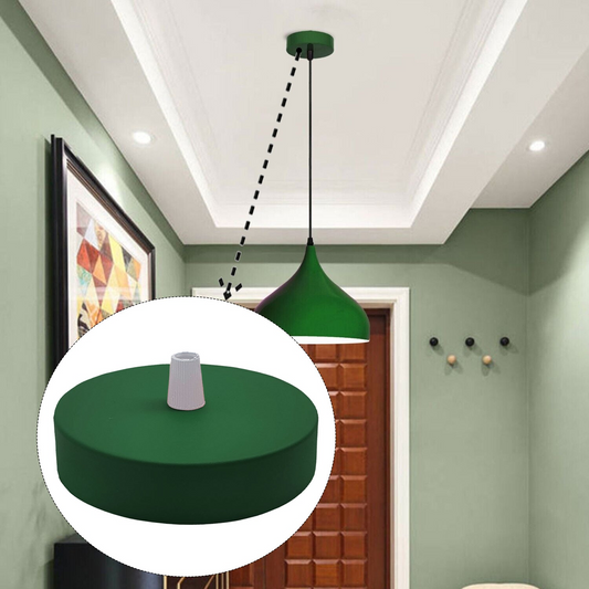 5 Pack Vintage Industrial Pendant Green Ceiling Rose~2286