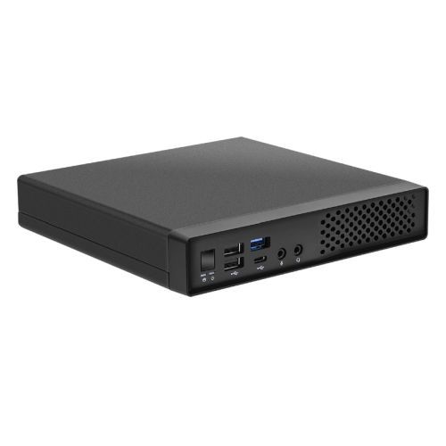 Asrock Jupiter H610 Mini Desktop Barebone PC, LGA1700 (H610), DDR4 SO-DIMM, 2.5", M.2, HDMI, 2x DP, USB-C, COM Port, VESA - No CPU, RAM, Storage or O/S