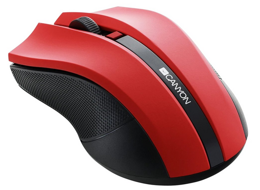 Canyon Wireless Optical Mouse in Red - CNE-CMSW05R