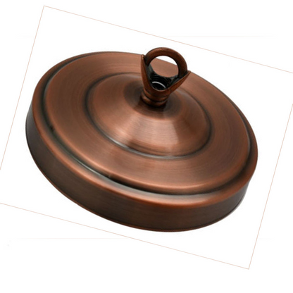 108mm Diameter Ceiling Rose Hook Plate Copper Color Light Fitting Chandelier~2648