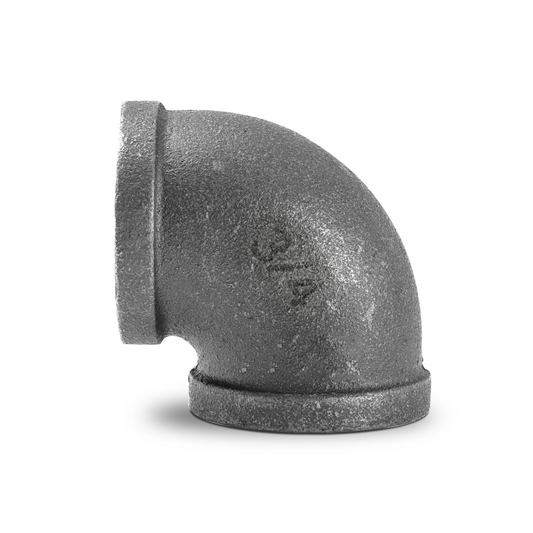 90 Elbow Black Malleable Iron Pipe Fittings ~1840