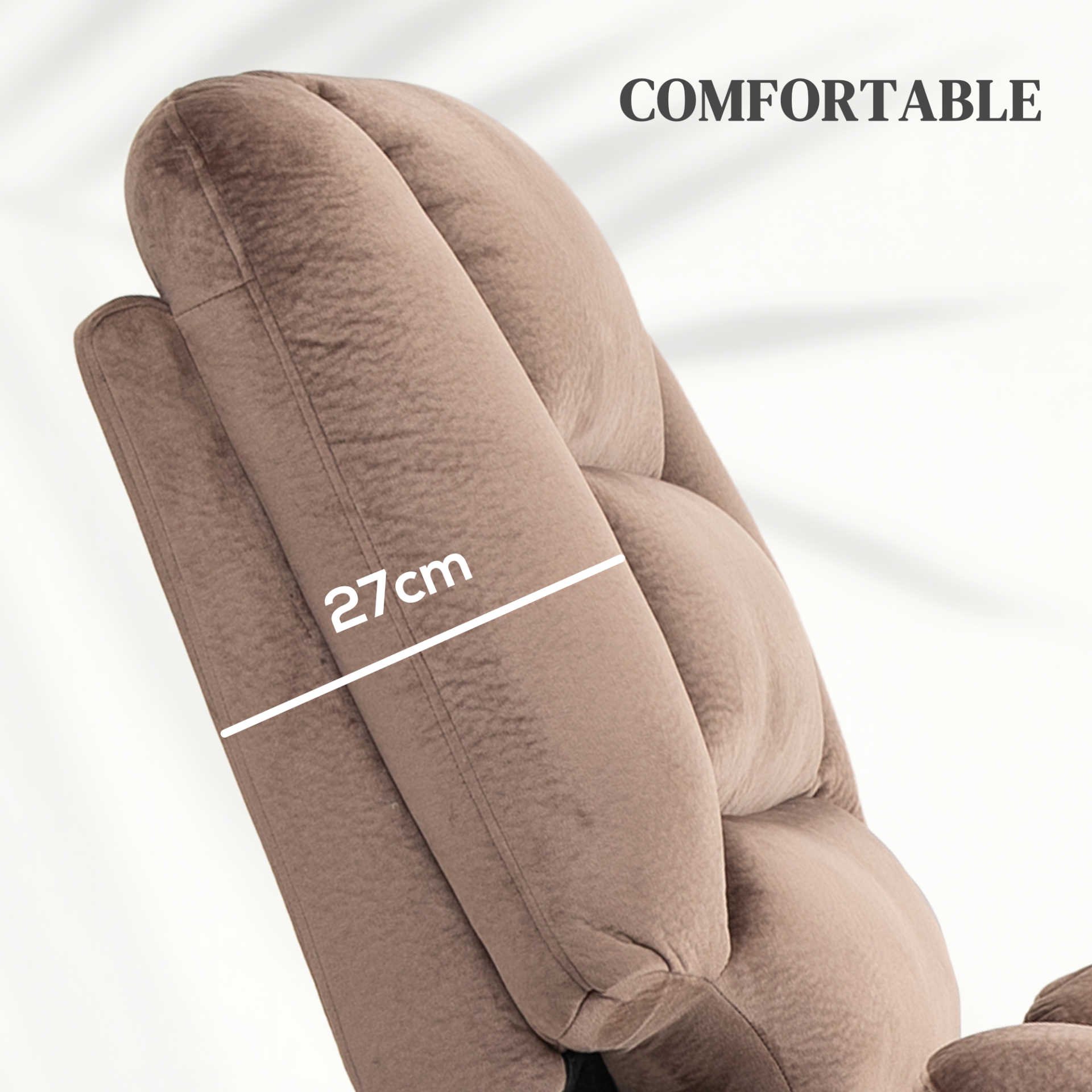 Electric Riser and Recliner Chair with Vibration Massage, Heat, Side Pocket, Brown | HOMCOM