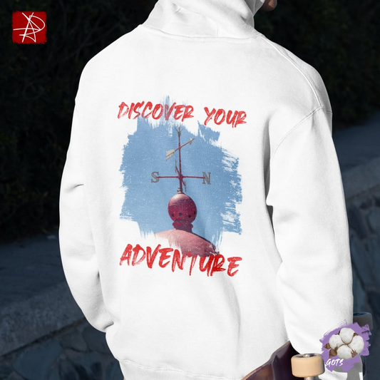 Discover Your Adventure Organic Cotton Hoodie