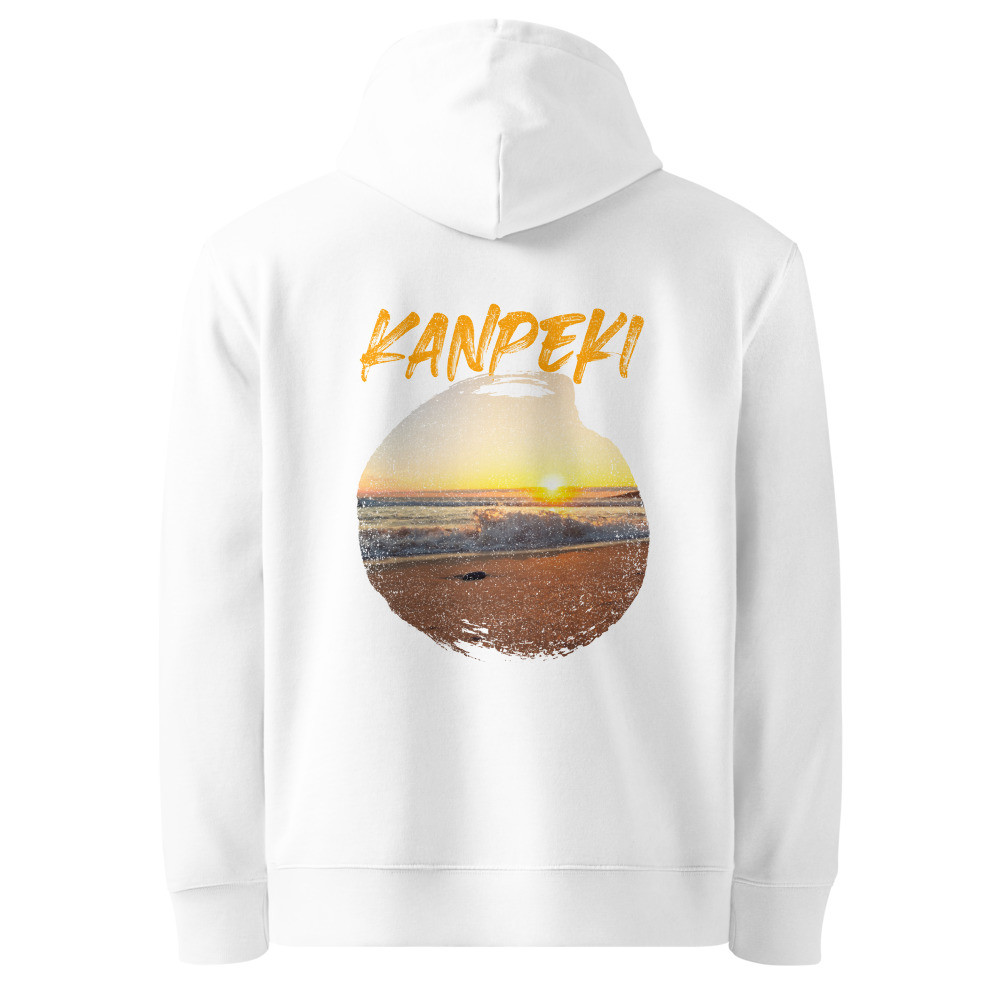 Kanpeki Organic Cotton Hoodie - Perfect Sunset Design
